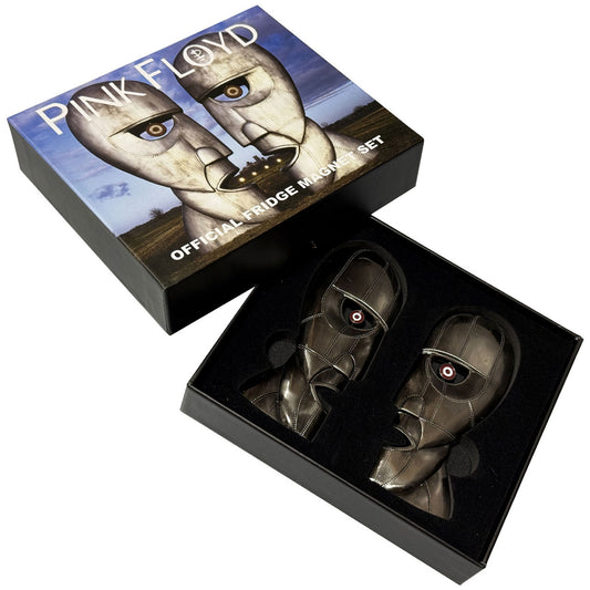 PINK FLOYD - Epoxy Magnet Set: Metal Heads (3D/Spinning Function)