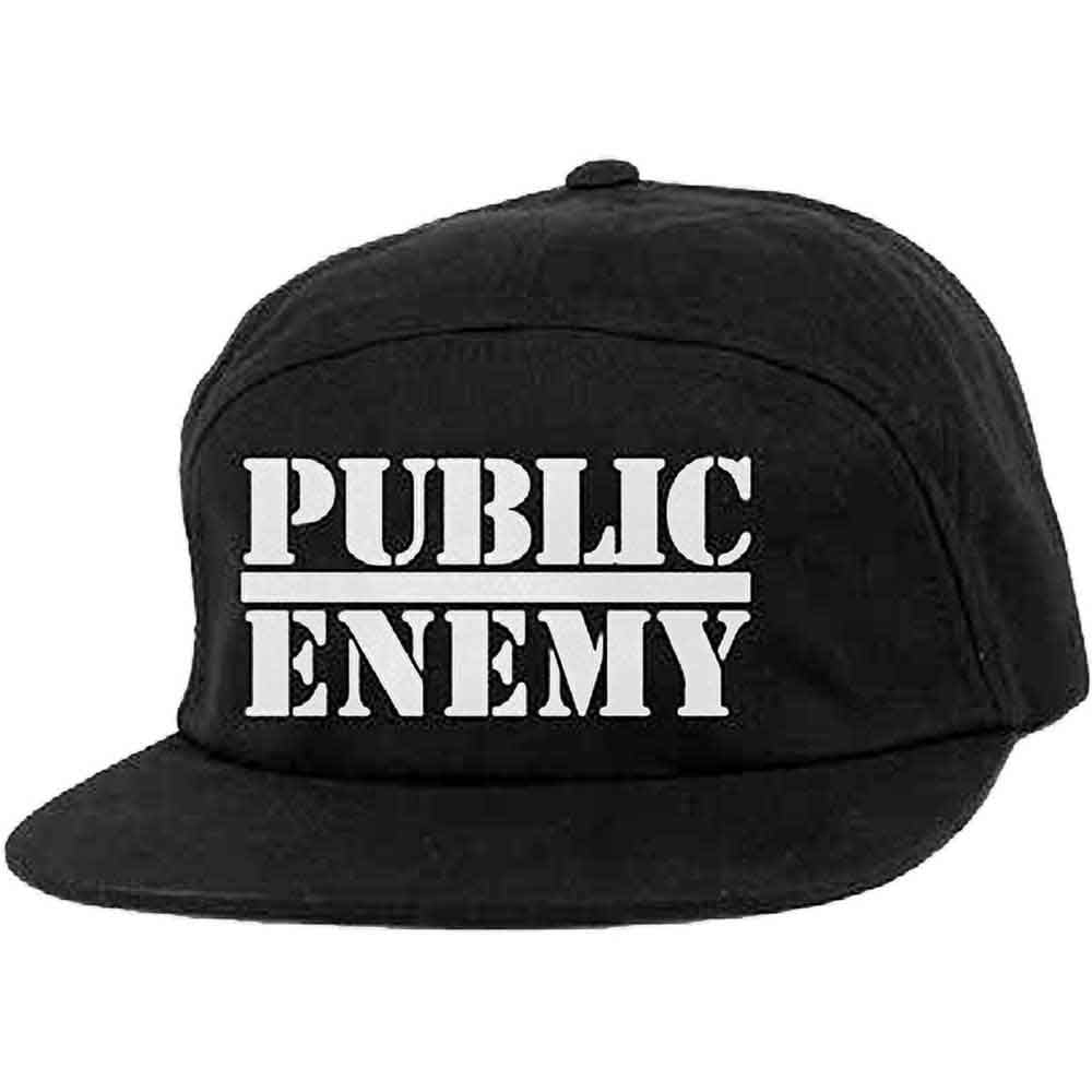 Public Enemy Unisex Baseball Cap: Text Logo (Black)