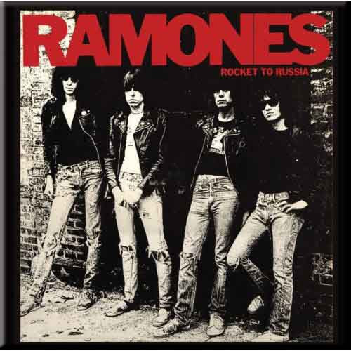 RAMONES - Fridge Magnet: Rocket to Russia