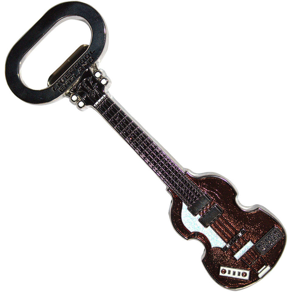 Rock Off Bottle Opener: Mathew Street Brown Bass