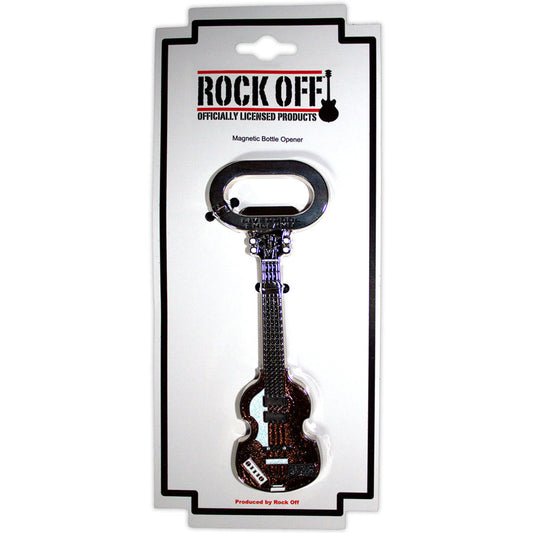 Rock Off Bottle Opener: Mathew Street Brown Bass