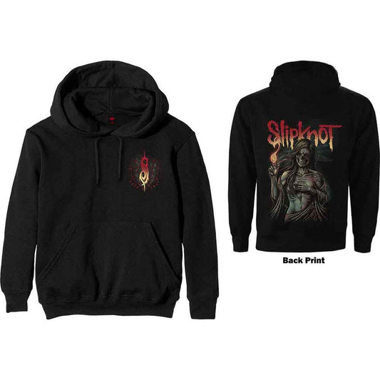 SLIPKNOT - Unisex Pullover Hoodie: Burn Me Away (Black) (Back Print)