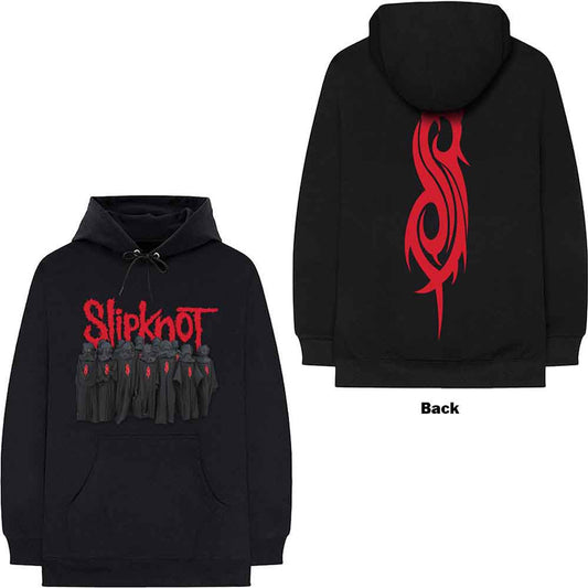 SLIPKNOT - Unisex Pullover Hoodie: Choir (Black) (Back Print)