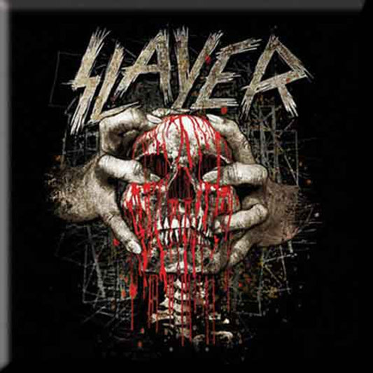SLAYER - Fridge Magnet: Skull Clench
