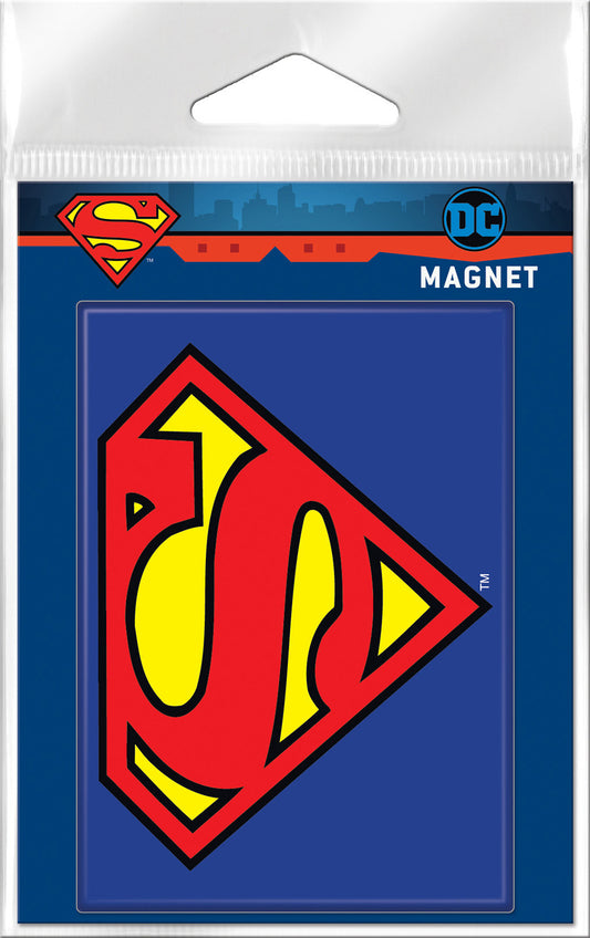 Superman Logo Carded Magnet