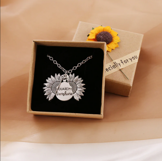 Alloy Electroplating Jewelry Necklace - Sunshine (Silver)