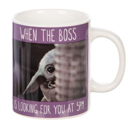 Mandalorian - Grogu Meme Ceramic Mug 16oz
