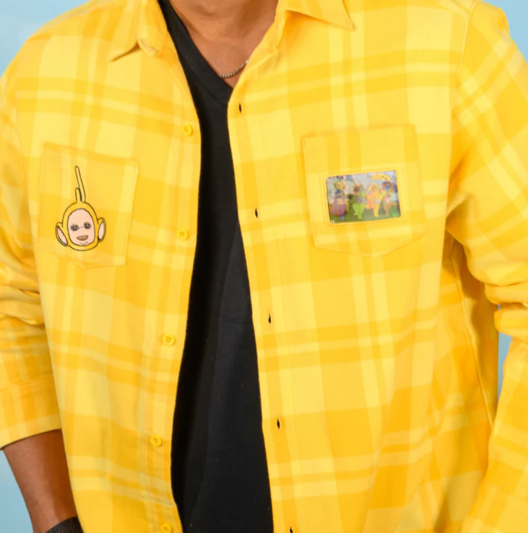TELETUBBIES - Unisex Laa-Laa flannel long sleeve shirt