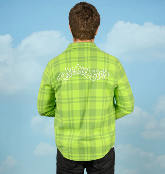 TELETUBBIES - Unisex Dipsy flannel long sleeve shirt