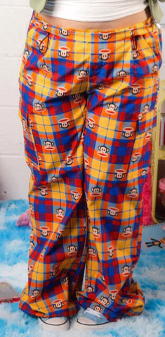 PAUL FRANK - Paul Frank Plaid Wide Leg Pants