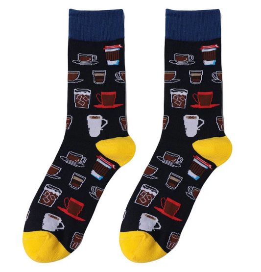 Caffeinated Cozy Crew Socks