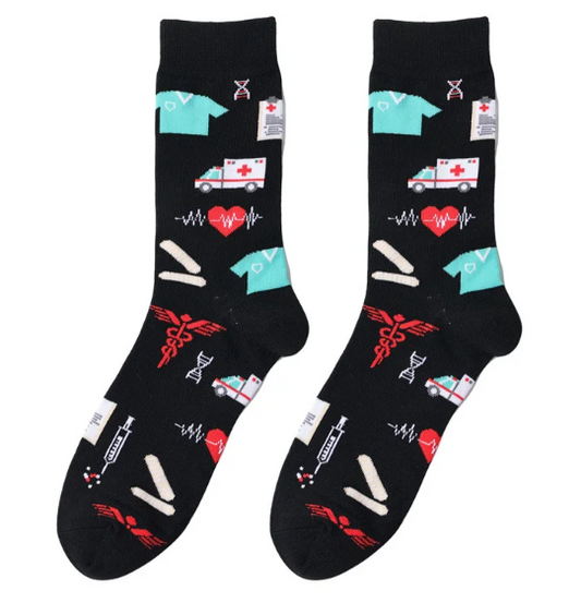 Med Squad Crew Socks