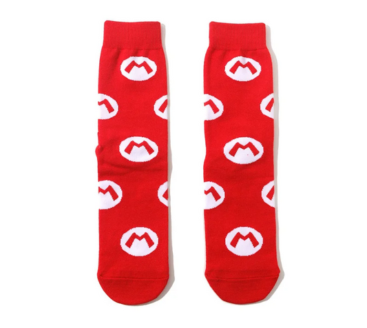 SUPER MARIO - MARIO "M" Crew Socks