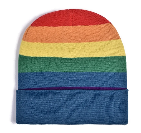 Rainbow Unisex Beanie Hat
