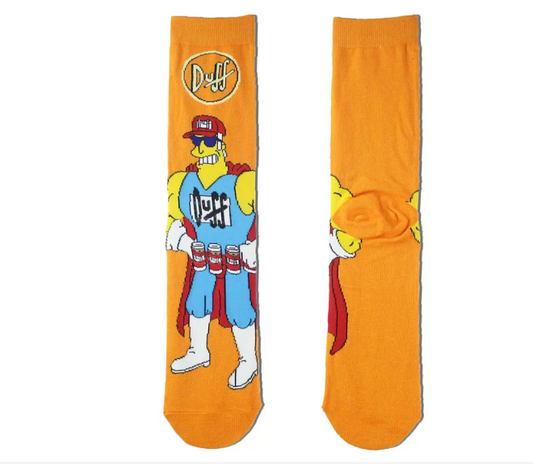 THE SIMPSONS - Duff Crew Socks
