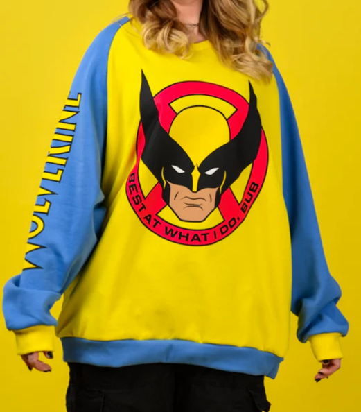 X-MEN - Retro Wolverine Raglan Sweater