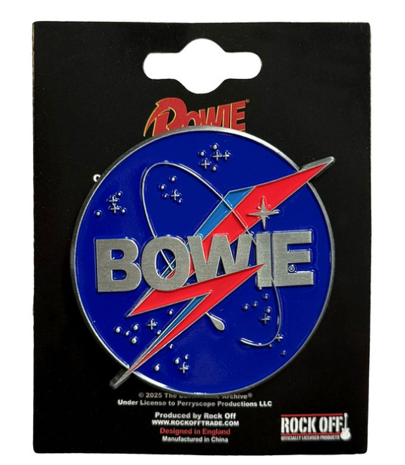 DAVID BOWIE - David Bowie Pin Badge: NASA