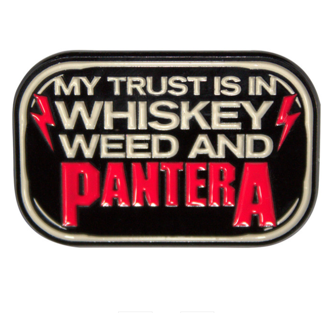 PANTERA - Pantera Pin Badge: Whiskey