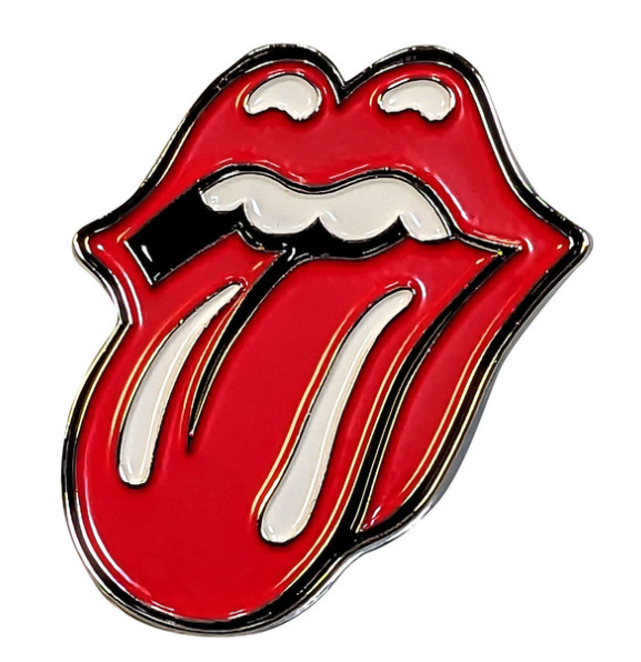 THE ROLLING STONES - The Rolling Stones Pin Badge: Classic Tongue Large