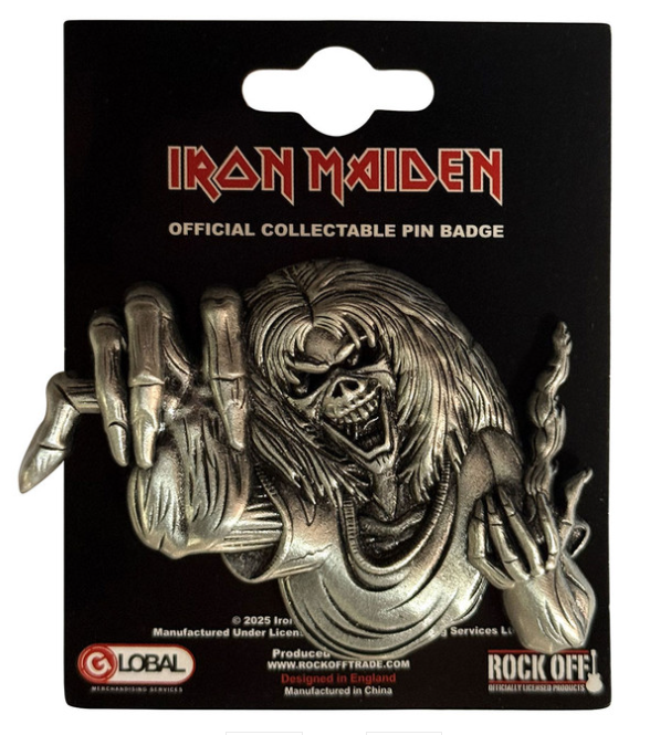 IRON MAIDEN - Iron Maiden Pin Badge: Number Of The Beast Eddie