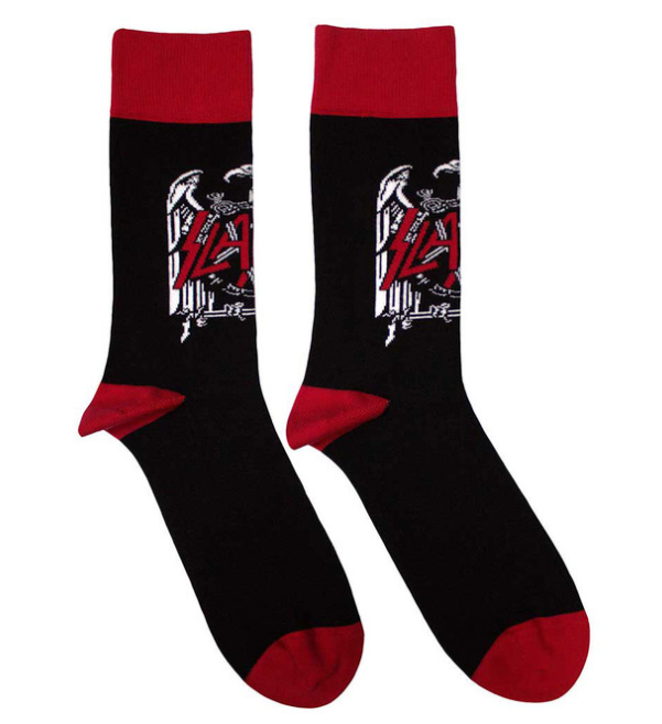 SLAYER - Slayer Unisex Socks: Eagle Crest (Black) (UK Size 4 - 7)