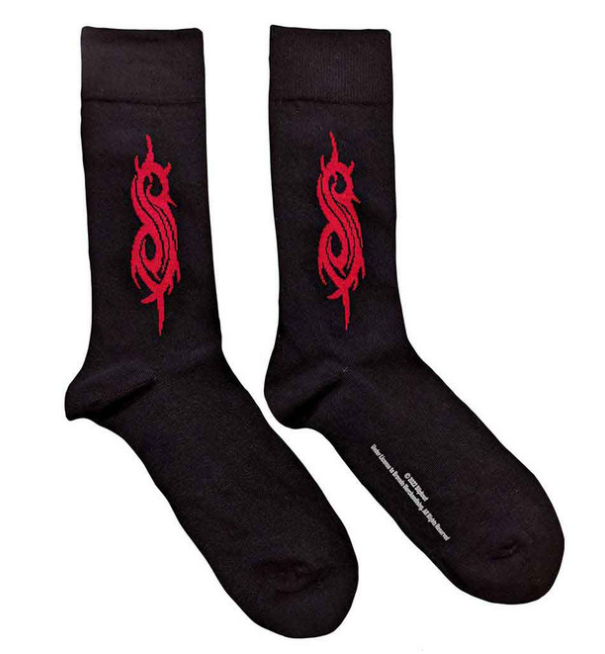 SLIPKNOT -  Slipknot Unisex Socks: Tribal S (Black) (UK Size 4 - 7)