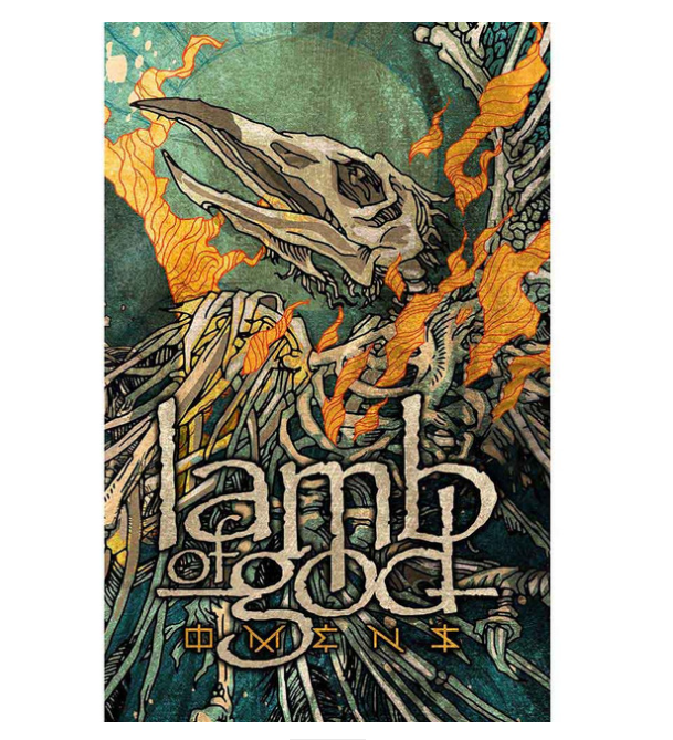 LAMB OF GOD - Lamb Of God Textile Poster: Omens