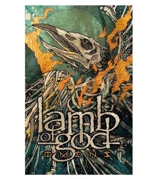 LAMB OF GOD - Lamb Of God Textile Poster: Omens