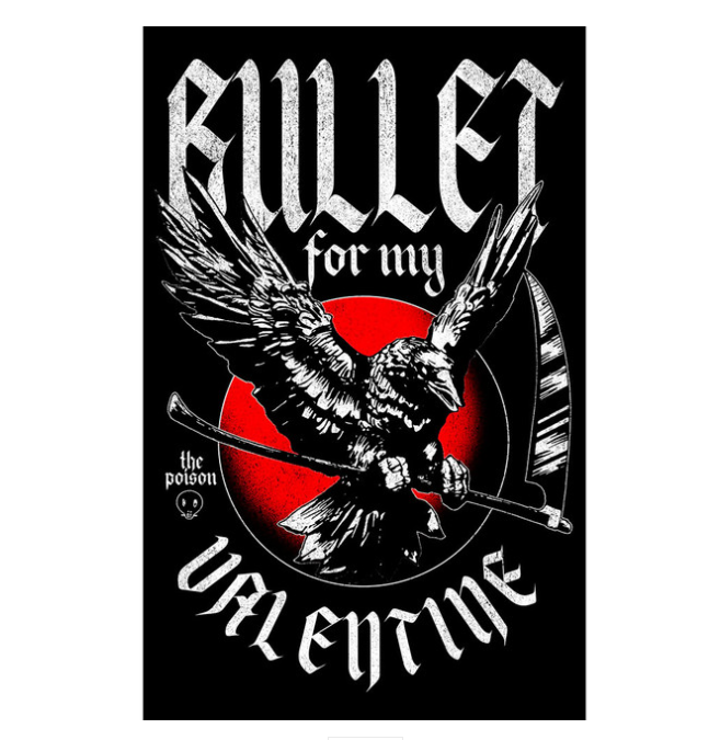 BULLET FOR MY VALENTINE - Bullet For My Valentine Textile Poster: The Poison/Crow