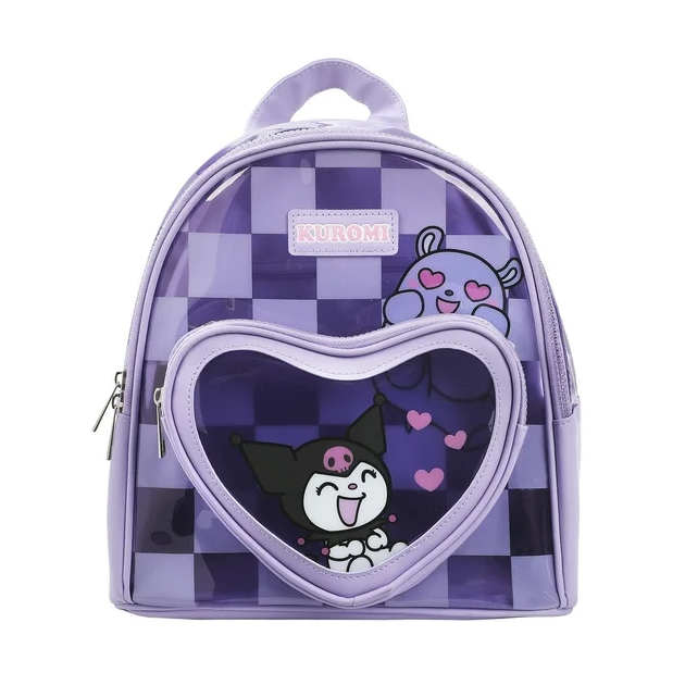 SANRIO - Hello Kitty & Friends - Kuromi & Baku Hearts Purple Mini Backpack