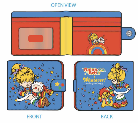RAINBOW BRITE - Padded Vinyl Snap Wallet