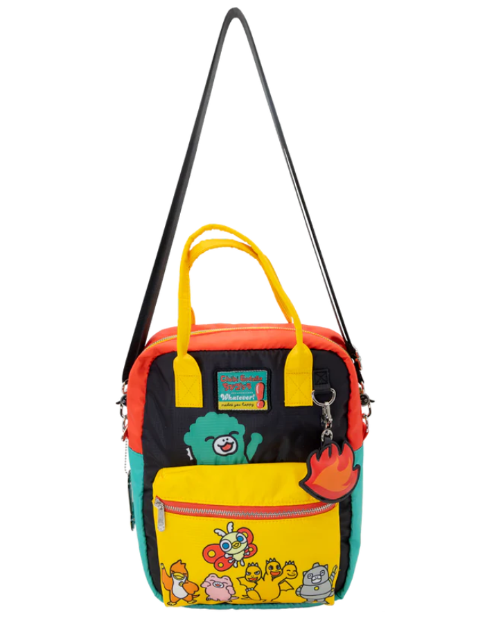 CHIBI GODZILLA RAIDS AGAIN - Reversible/Convertible Backpack and Crossbody Bag