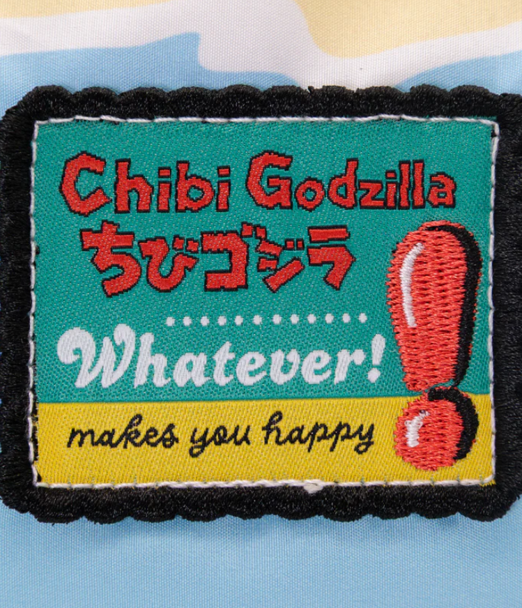 CHIBI GODZILLA RAIDS AGAIN - Reversible/Convertible Backpack and Crossbody Bag