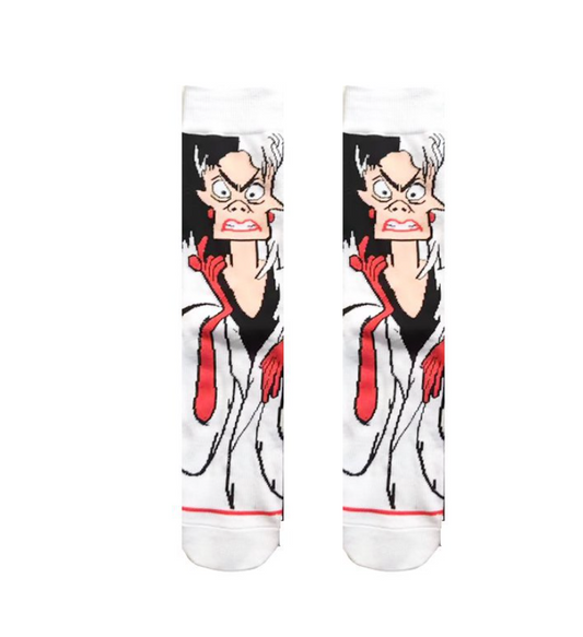 DISNEY VILLAINS - Cruella Crew Socks