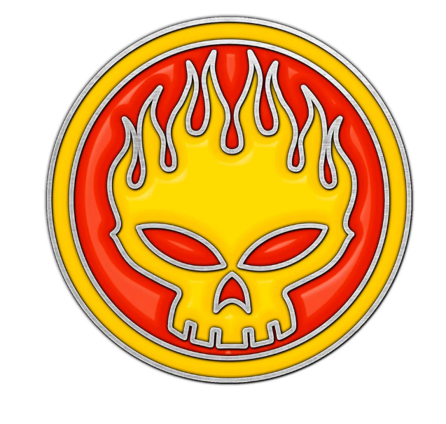 THE OFFSPRING - Skull Logo Pin Badge