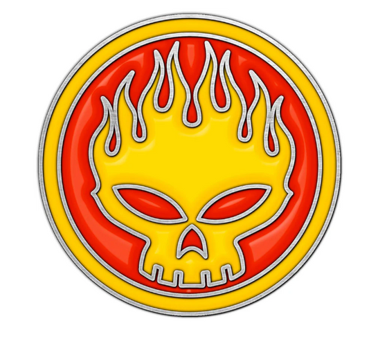 THE OFFSPRING - Skull Logo Pin Badge
