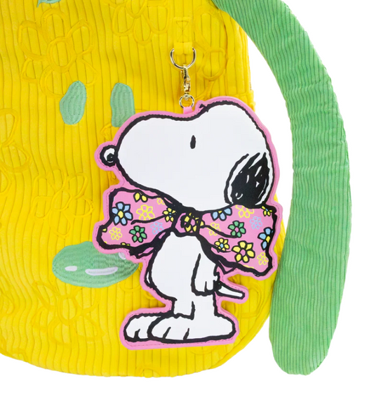 PEANUTS - Peanuts Sherbet Spring Snoopy Floral Oversized Bag Charm