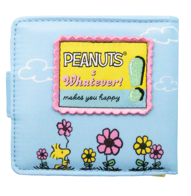 PEANUTS - Peanuts Sherbet Spring Padded Nylon Bi-Fold Wallet