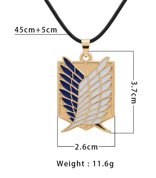 ATTACK ON TITAN - Pendant Necklace (Gold)