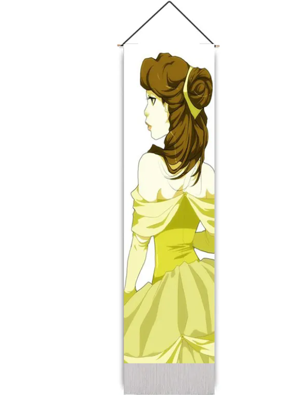 DISNEY PRINCESSES - Belle Tapestry Hanging Wall Art