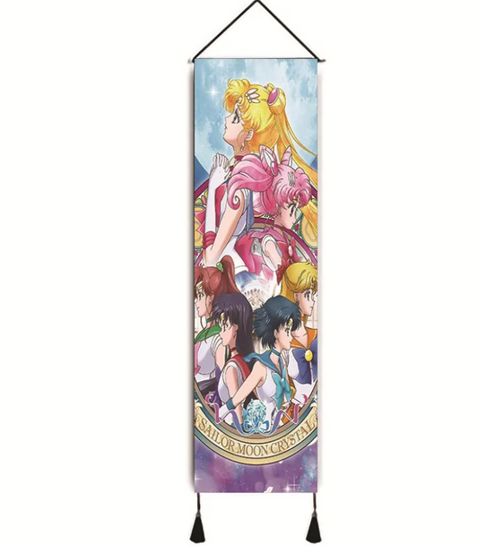 SAILOR MOON - Characters Crystal Tapestry Hanging Wall Art
