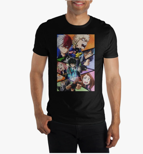 MY HERO ACADEMIA - My Hero Teaser Grid Art T-Shirt