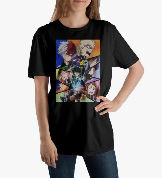 MY HERO ACADEMIA - My Hero Teaser Grid Art T-Shirt
