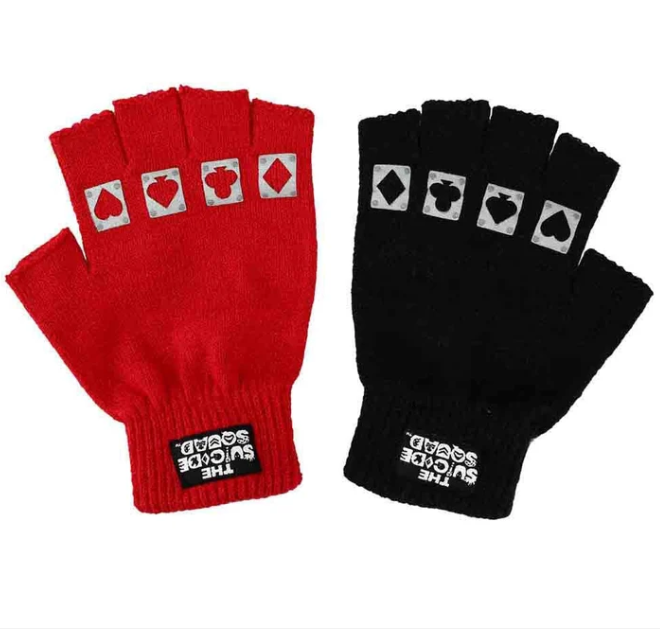DC COMICS - Suicide Squad Harley Quinn Half Finger Gloves