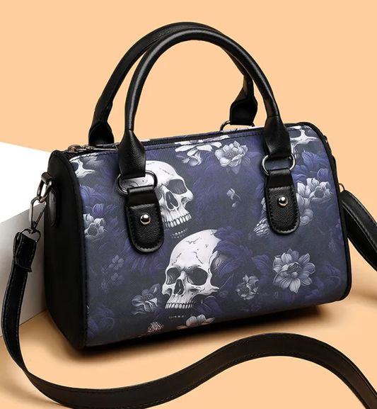 Gothic Skull Crossbody Bag