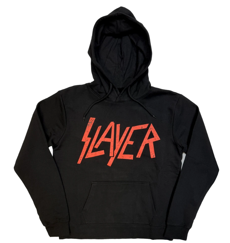 SLAYER - Unisex pullover Hoodie: Slayer Logo (Black) (Front)