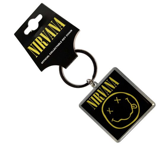 NIRVANA -  Keychain Happy Face
