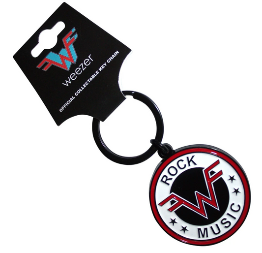 WEEZER - Rock Music Emblem Keychain