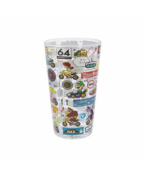 SUPER MARIO - Mario Kart Large Single Glass 400mL/14Oz