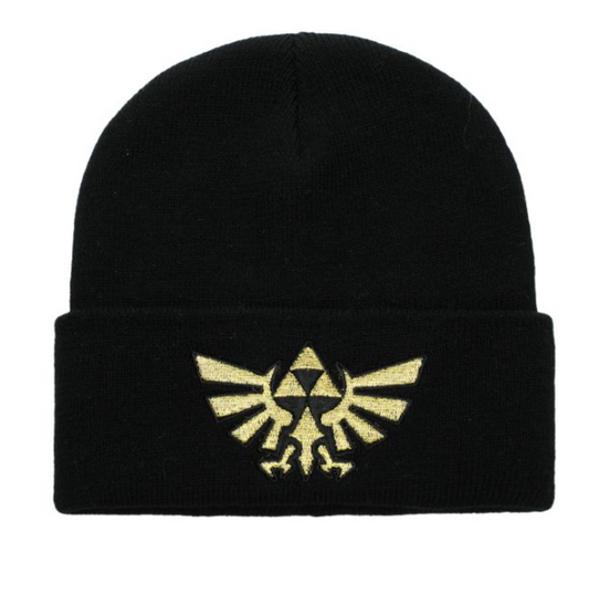 LEGEND OF ZELDA - Zelda Golden Triforce Crest Waffleknit Beanie